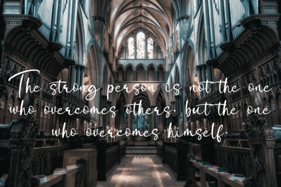Notredame Font PNG with transparent background - Preview 6