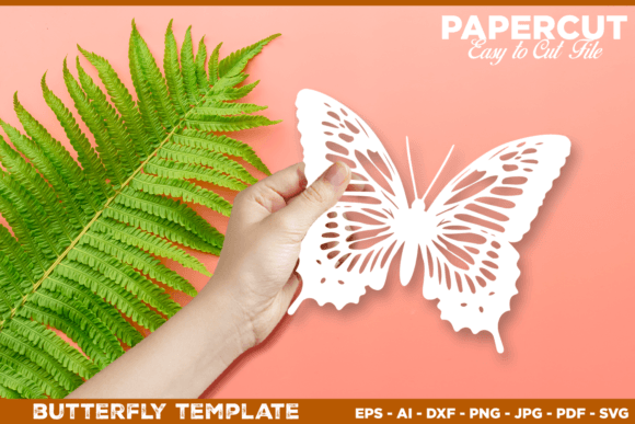 Papercut Butterfly Design, SVG Cut File Graphic by julimur · Creative ...