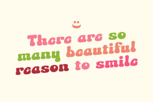 Pinkish Fruits Font PNG with transparent background - Preview 2