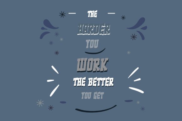 Powerboy Font PNG with transparent background - Preview 1