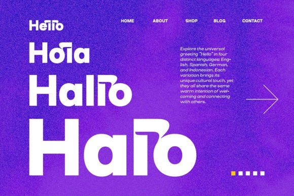 Qioba Font PNG with transparent background - Preview 3