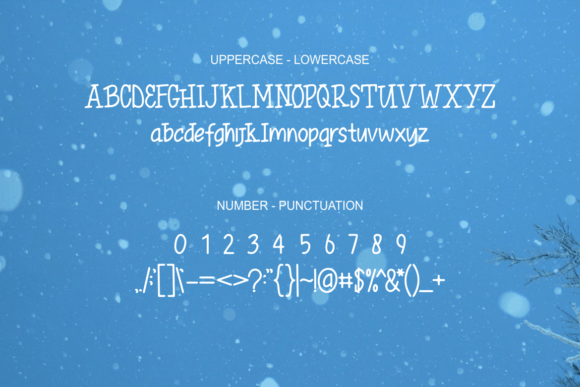 Snow Jhengky Font PNG with transparent background - Preview 3