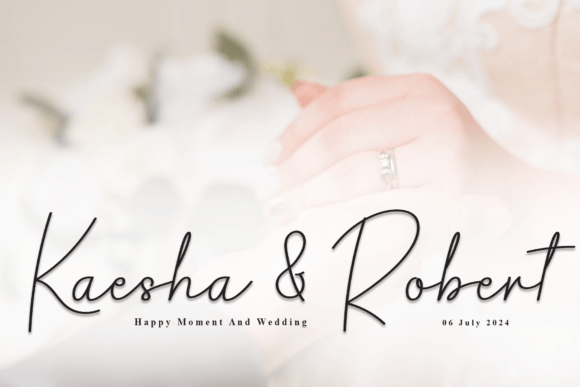 Angelica Signature Font - Preview 1