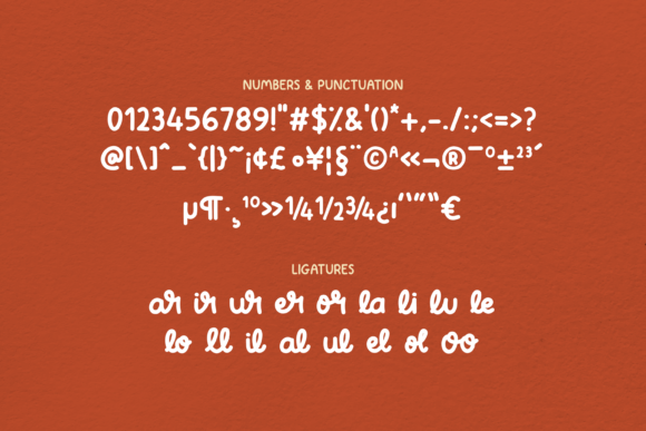 Caring Smile Font - Preview 2