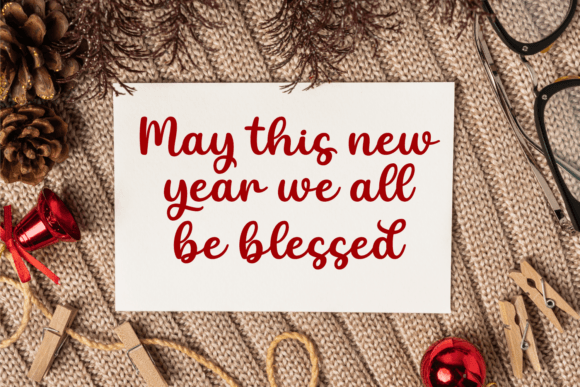 Christmas Memory Font - Preview 4
