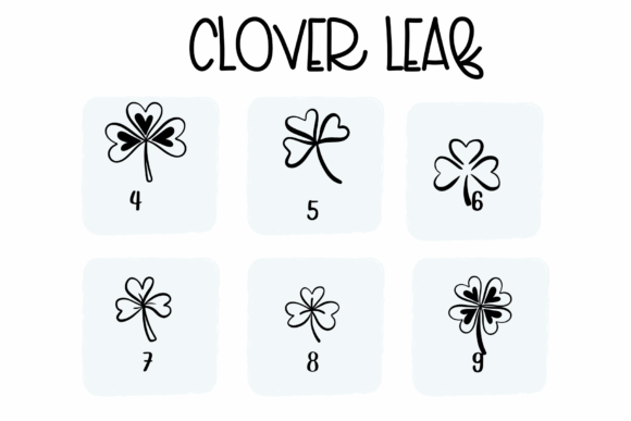 Clover Leaf Font - Preview 3