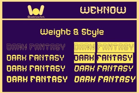 Dark Fantasy Font - Preview 5