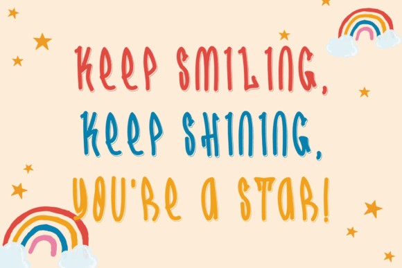 Dazzling Monkey Font PNG with transparent background - Preview 1