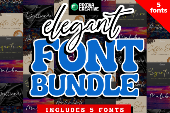 Elegant Bundle Fonts