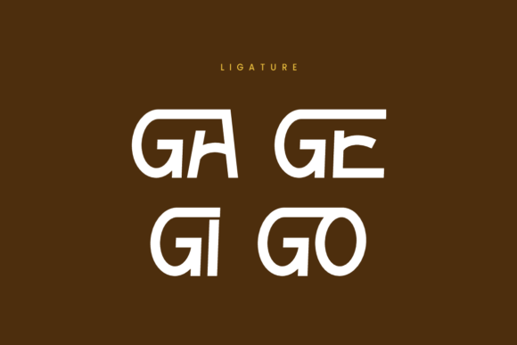Ferageo Font PNG with transparent background - Preview 5