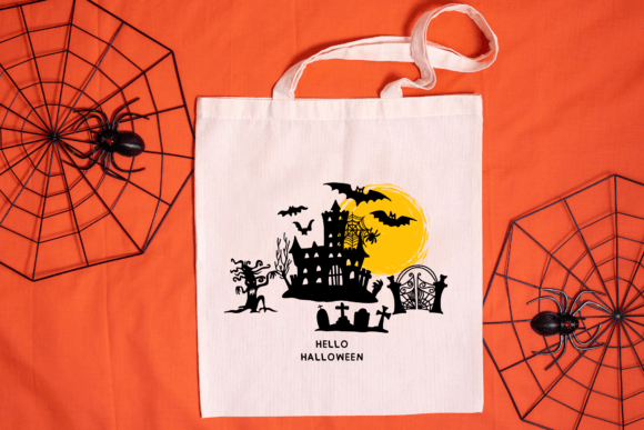 Halloween House Font PNG with transparent background - Preview 1