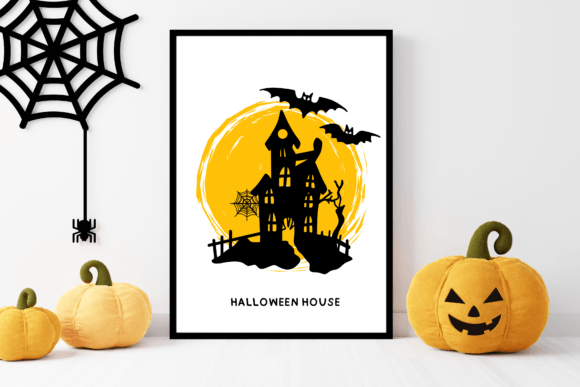 Halloween House Font PNG with transparent background - Preview 3