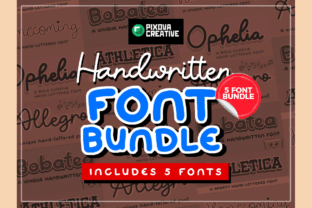 Handwriting Bundle Font by Pixova Creative · Creative Fabrica