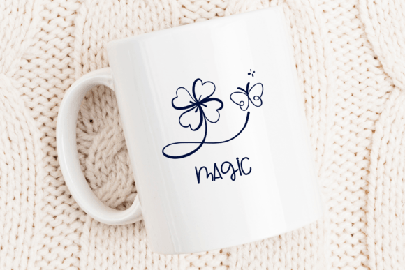Heart Clover Font PNG with transparent background - Preview 6