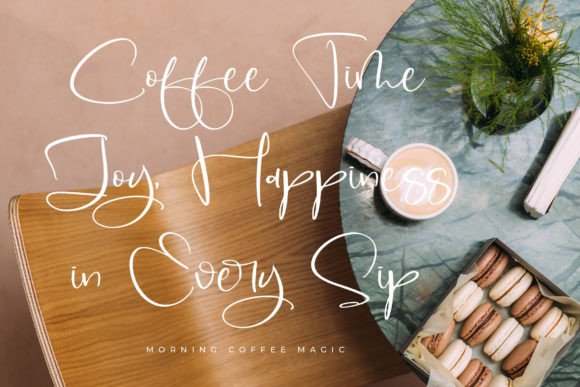 Mustard Simple Font PNG with transparent background - Preview 4