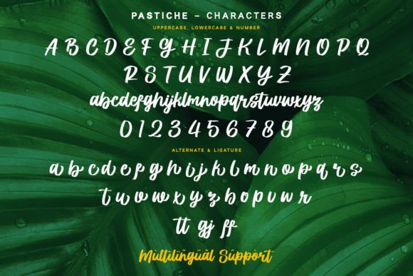 Prestiche Font PNG with transparent background - Preview 4
