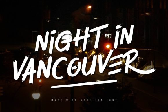 Rodelika Font font preview - 1