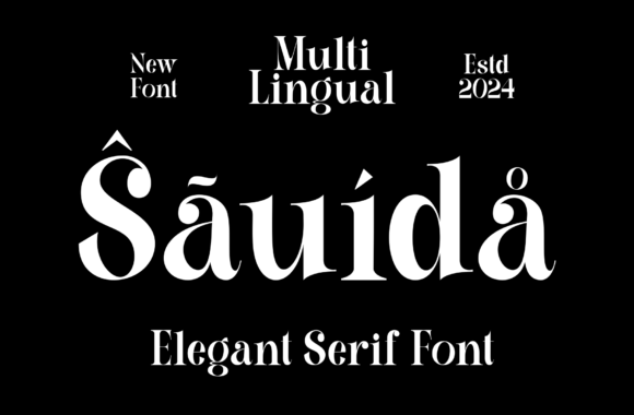 Sauida Font PNG with transparent background - Preview 5