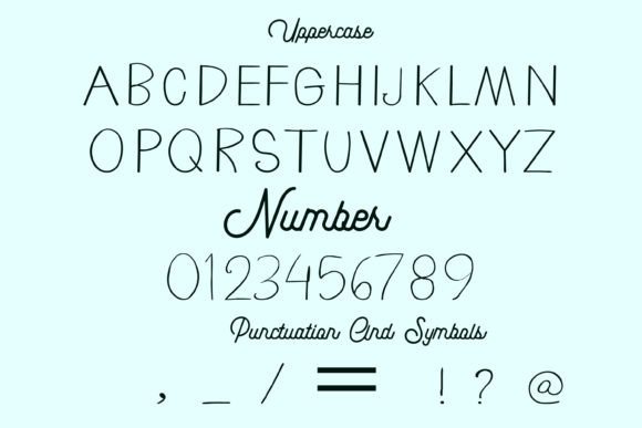 Shine Monogram Font PNG with transparent background - Preview 2