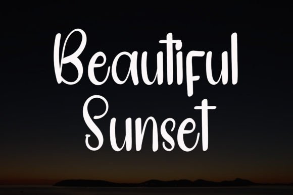 Simple Mermaid Font PNG with transparent background - Preview 2
