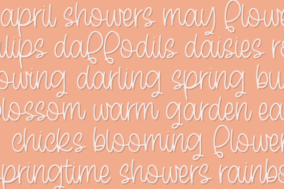 Darling Spring Font - Preview 4