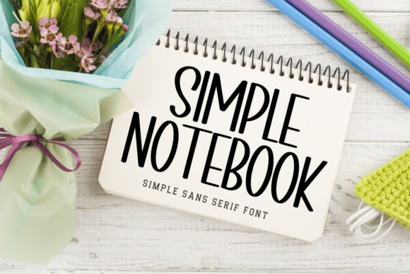 December Notebook Font - Preview 2