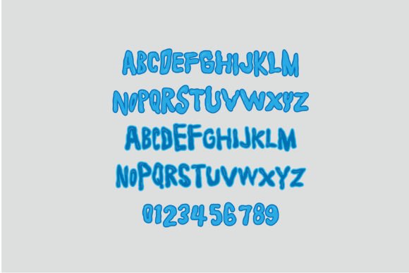 Doozy Blue Font - Preview 2