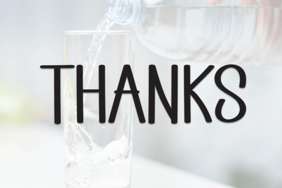 Drinking Font - Preview 6