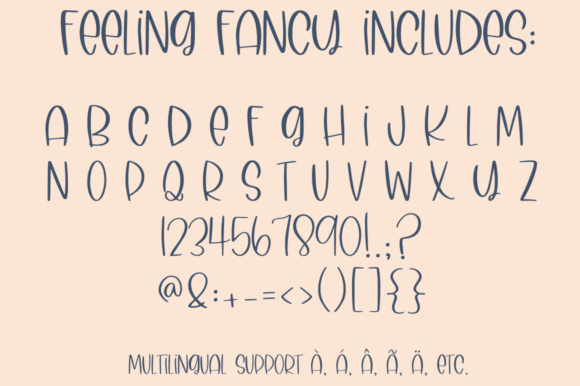 Feeling Fancy Font - Preview 1