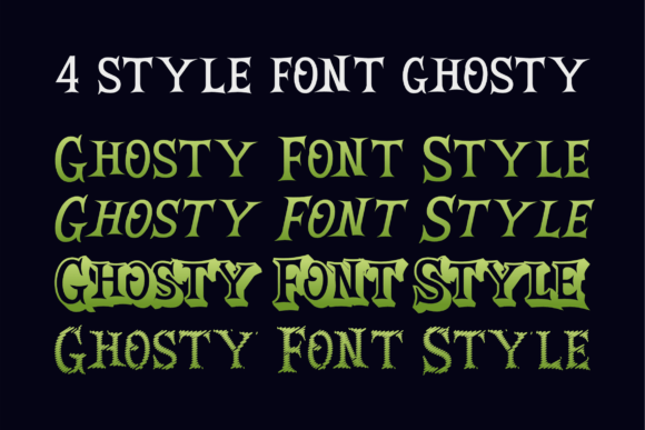 Ghosty Font - Preview 2