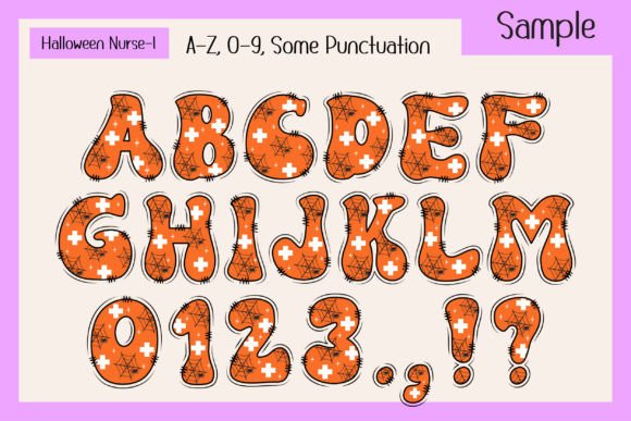 Halloween Nurse Font - Preview 2