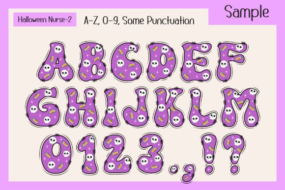 Halloween Nurse Font - Preview 3