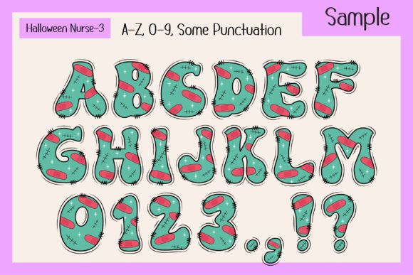Halloween Nurse Font - Preview 4
