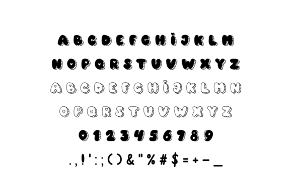 Happy Birthday Font - Preview 1
