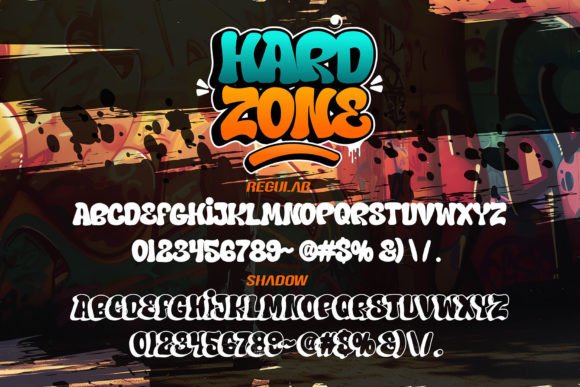 Hard Zone Font - Preview 1