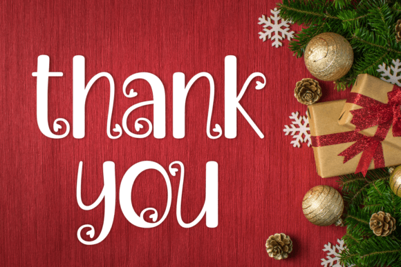 Love Xmas Font PNG with transparent background - Preview 4
