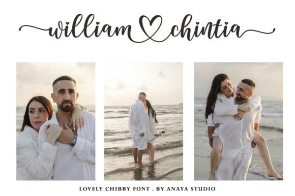Lovely Chibby Font PNG with transparent background - Preview 1