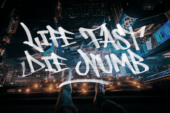 Marker Tags Font font preview - 2