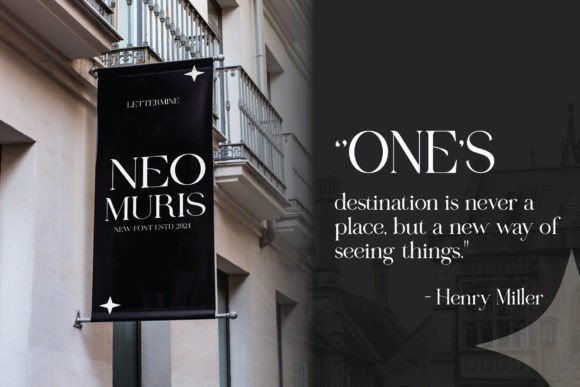 Neomuris Font PNG with transparent background - Preview 3