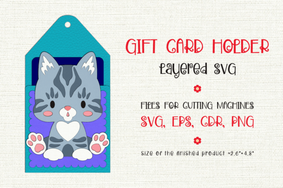 Norwegian Forest Cat | Gift Card Holder