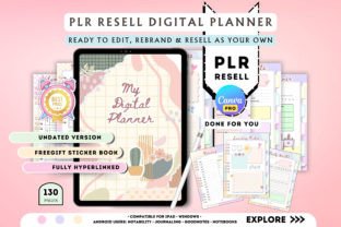 PLR Canva Undated Digital Planner Graphic by Tas Creative Studio ...