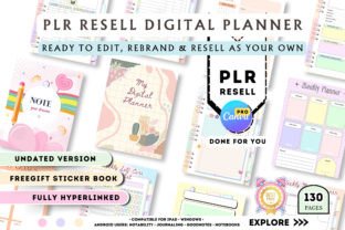 PLR Resell Canva Undated Digital Planner Graphic by Tas Creative Studio ...
