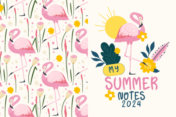 Rainbow Daisy Font PNG with transparent background - Preview 3