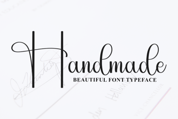 Simple Writing Font PNG with transparent background - Preview 3