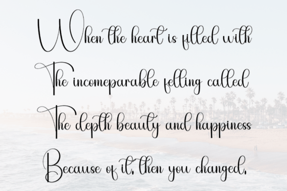 Simple Writing Font PNG with transparent background - Preview 5