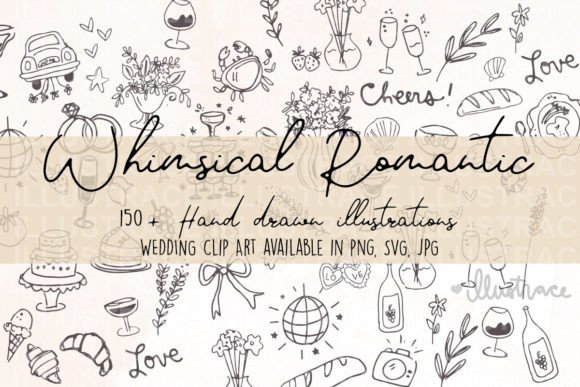 Whimsical Wedding Hand Drawn Icon
