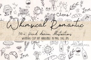 Whimsical Wedding Hand Drawn Icon Graphic by Illustrace · Creative Fabrica
