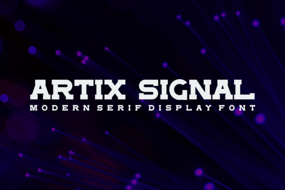 Artix Signal Font - Preview 1
