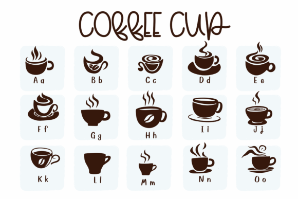 Coffee Cup Font - Preview 1