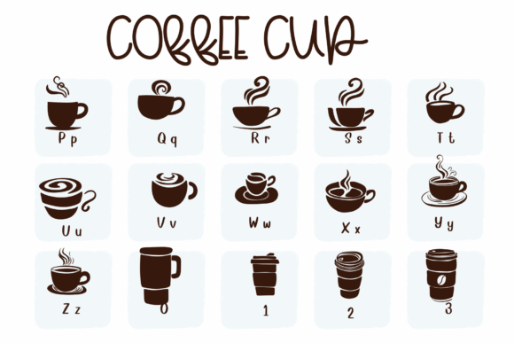 Coffee Cup Font - Preview 2